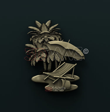 BEACH 3D STL 3DWave
